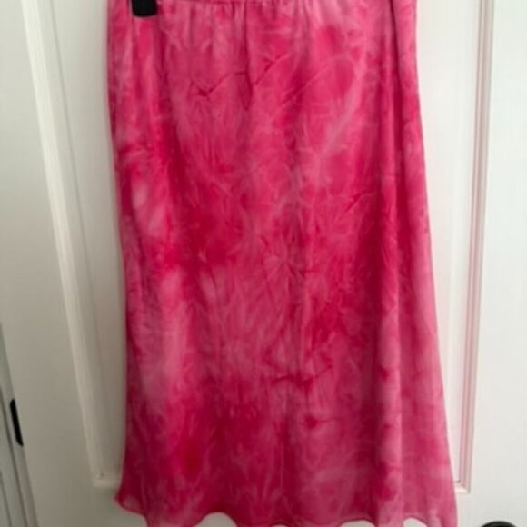 Sheri Martin New York Vintage Pink Tie Dye Skirt - Women's size 12 - Picture 3 of 6